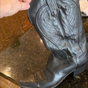 Lucchese black boots